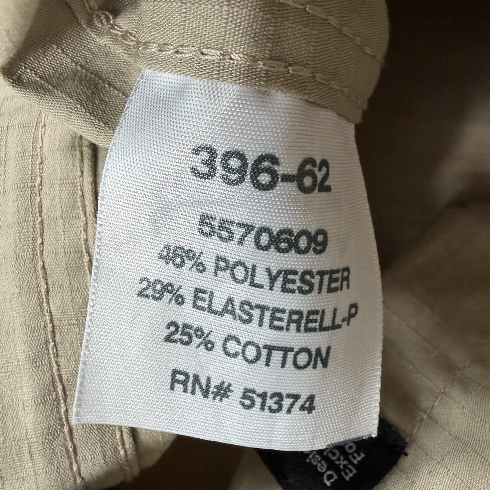 Carhartt Button Up Shirt Mens Large Tan Long Sleeve Vented Workshirt Workwear - Picture 6 of 12